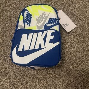 Nike Blue and Neon Yellow Insulated Lunchbox